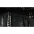 Шкаф 19" телекоммуникационный настенный, 4U 280x600х450 мм, дверь перфорация, черный